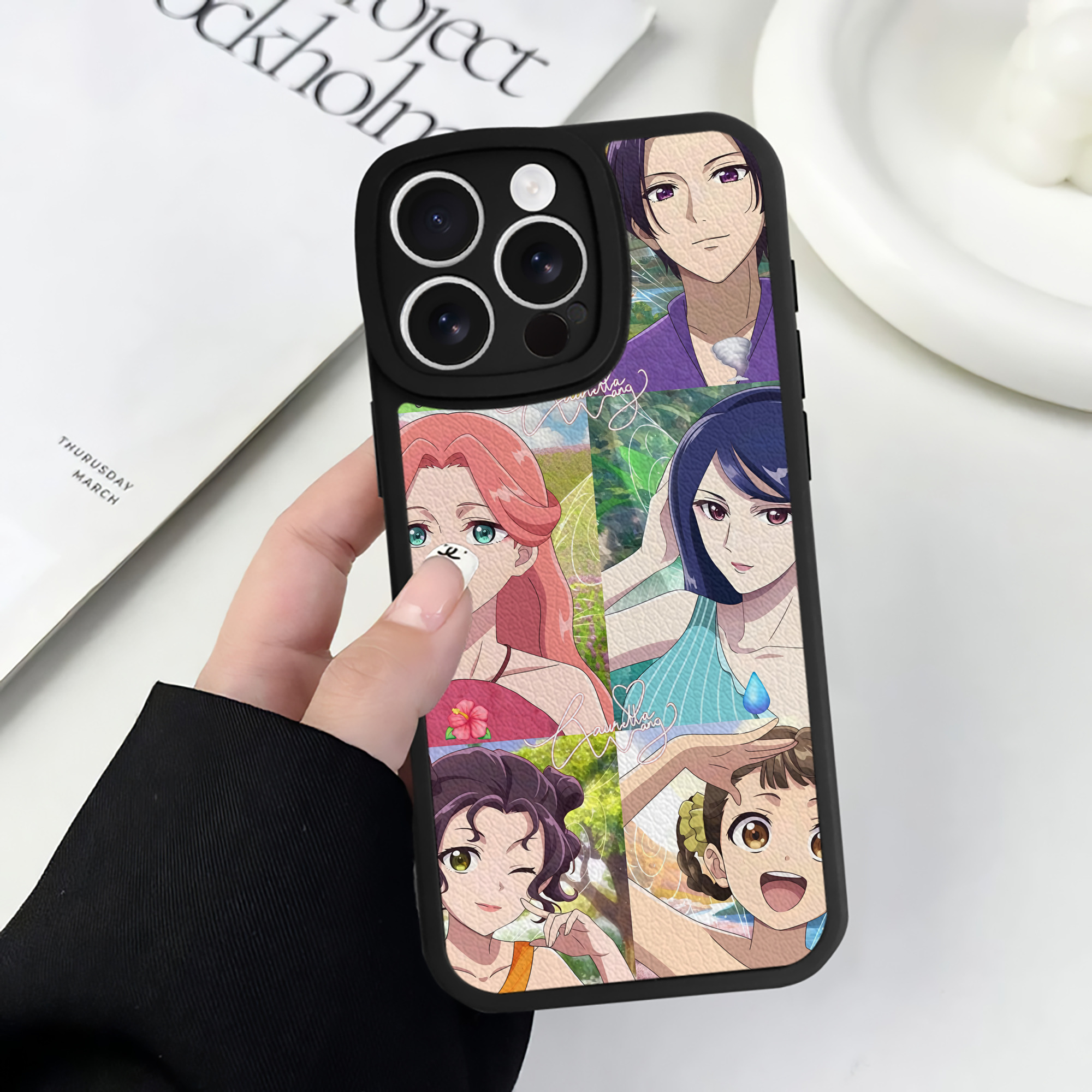 （画像用） 薬屋のひとりごと The Apothecary Diaries 【iPhone 16シリーズ対応】シリコンスマホケース（レザー調） 材質：シリコン